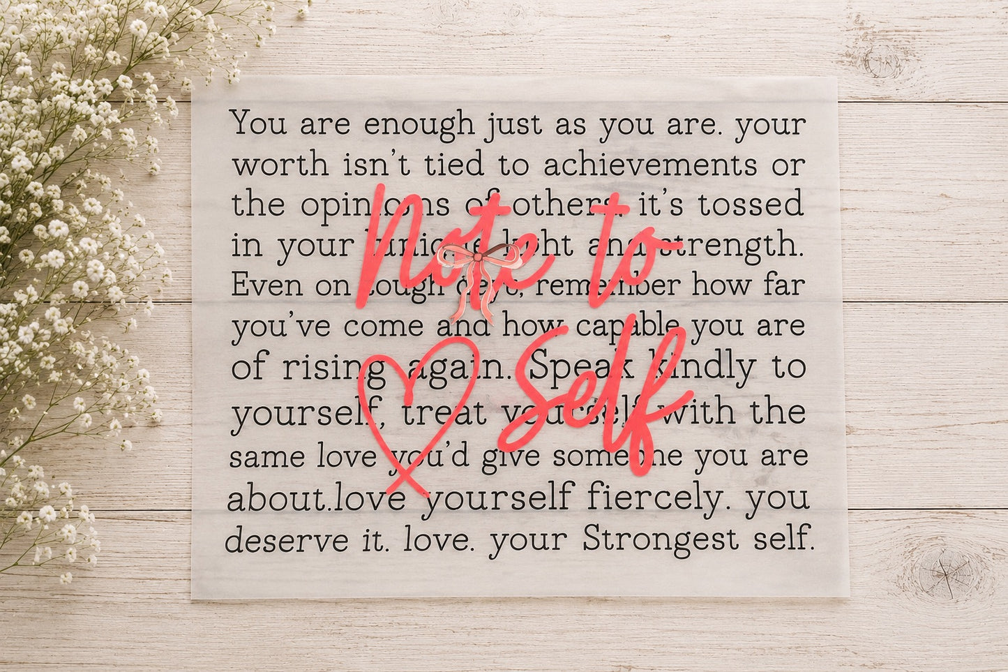 Note to Self
