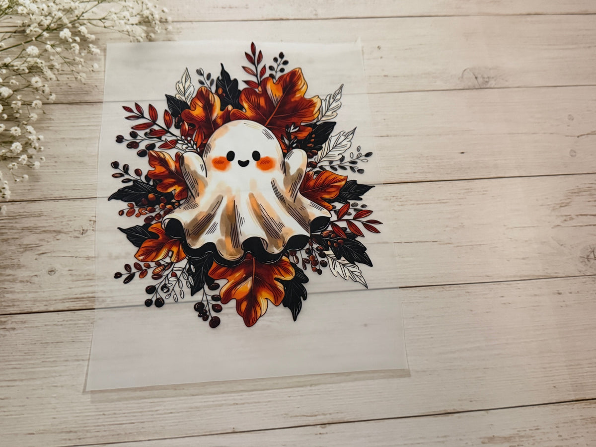Youth Fall Leaves Ghost