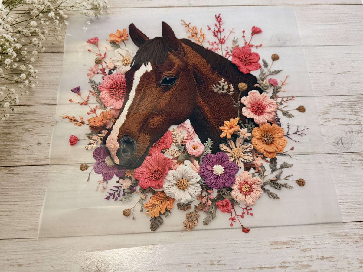 Floral Horse