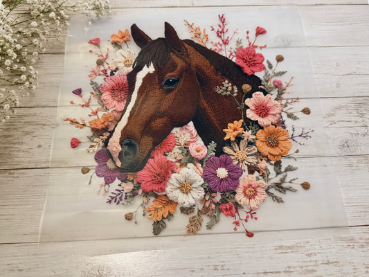 Floral Horse