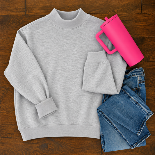 Light Gray Mockneck