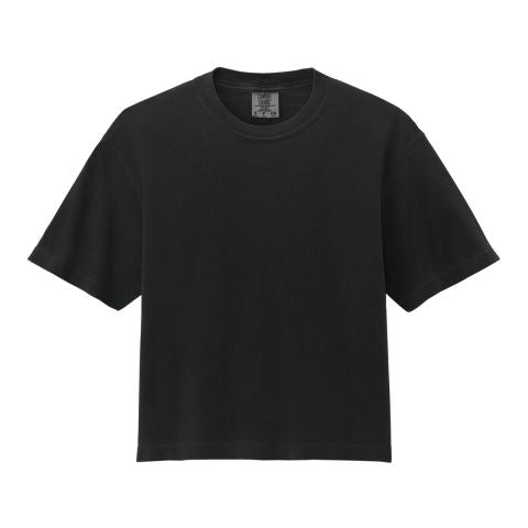 Black CC Mid Length Boxy Tee