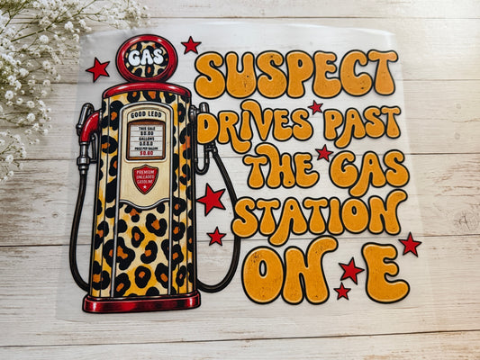 Suspect Drives Past The Gas Station