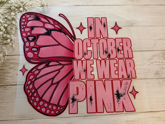 In October we wear pink