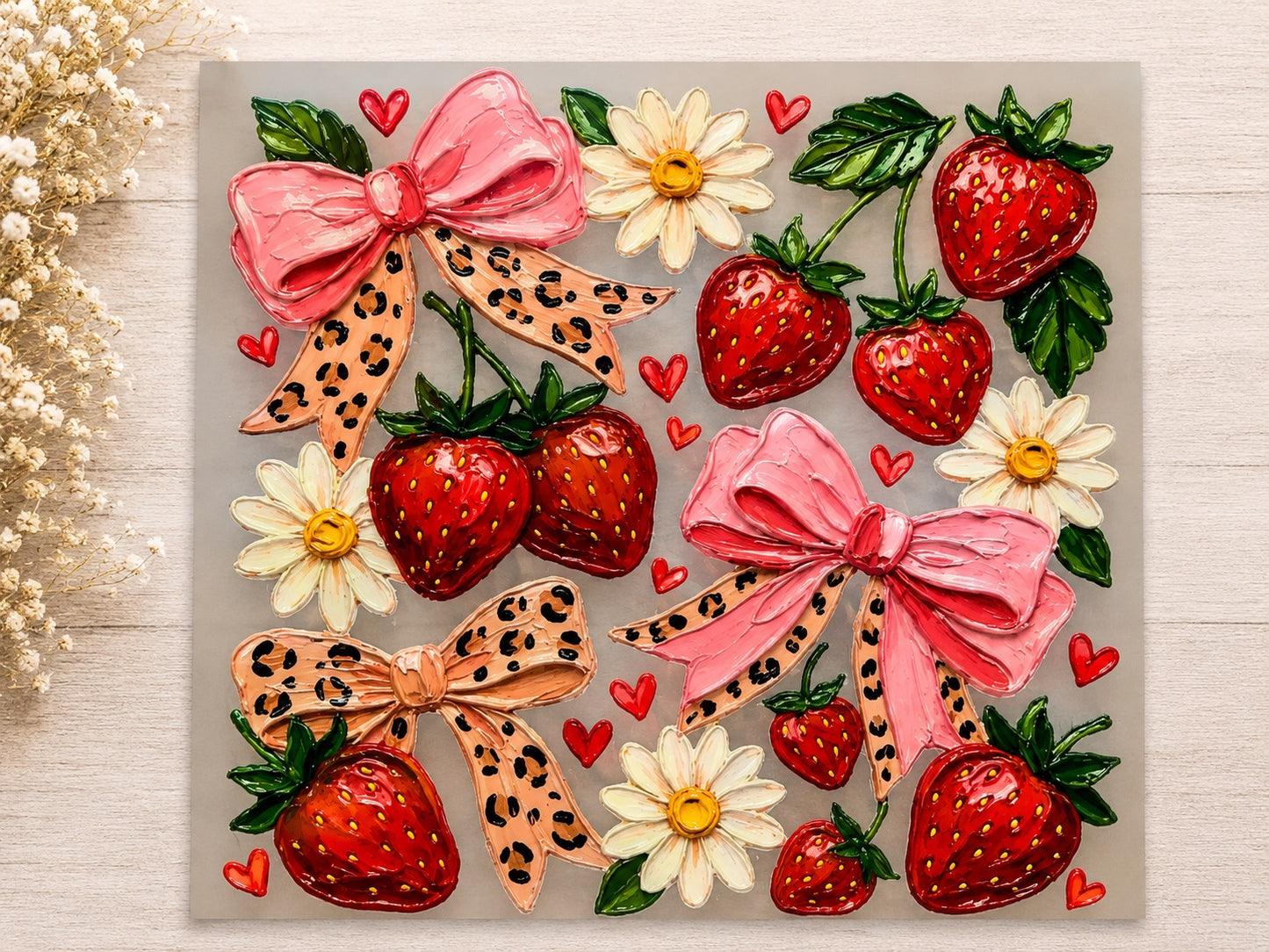 Strawberries & Bows
