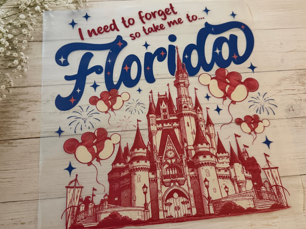 I need to forget, so take me to Florida