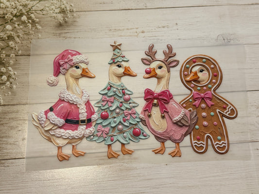 4 Festive Ducks
