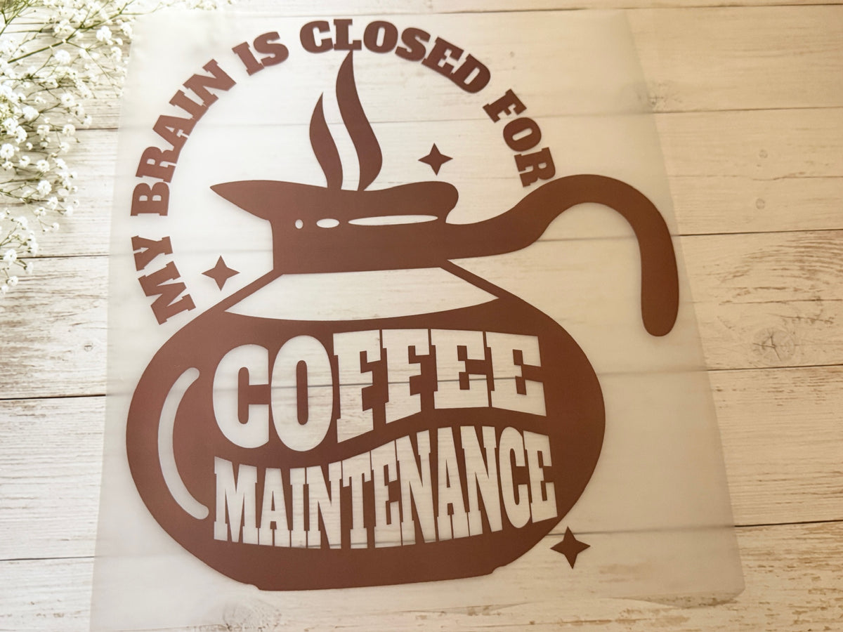 Coffee Maintenance