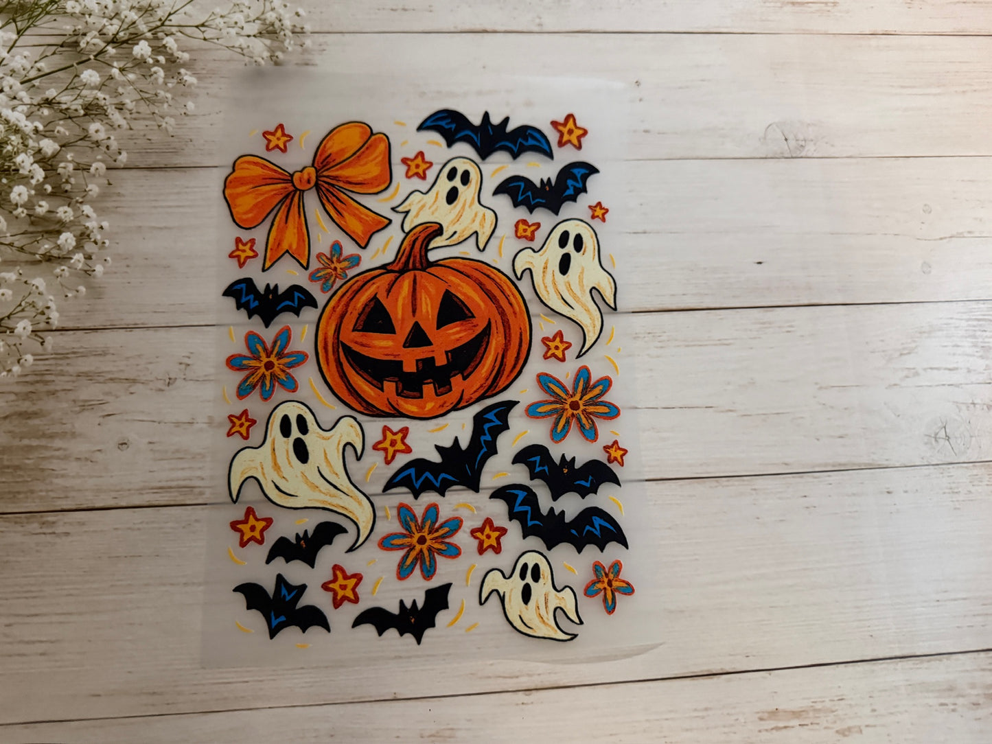 Youth Pumpkin Ghost Bats