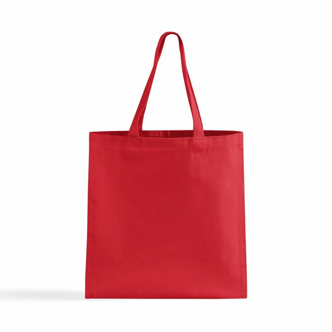 Red Canvas Tote Bag