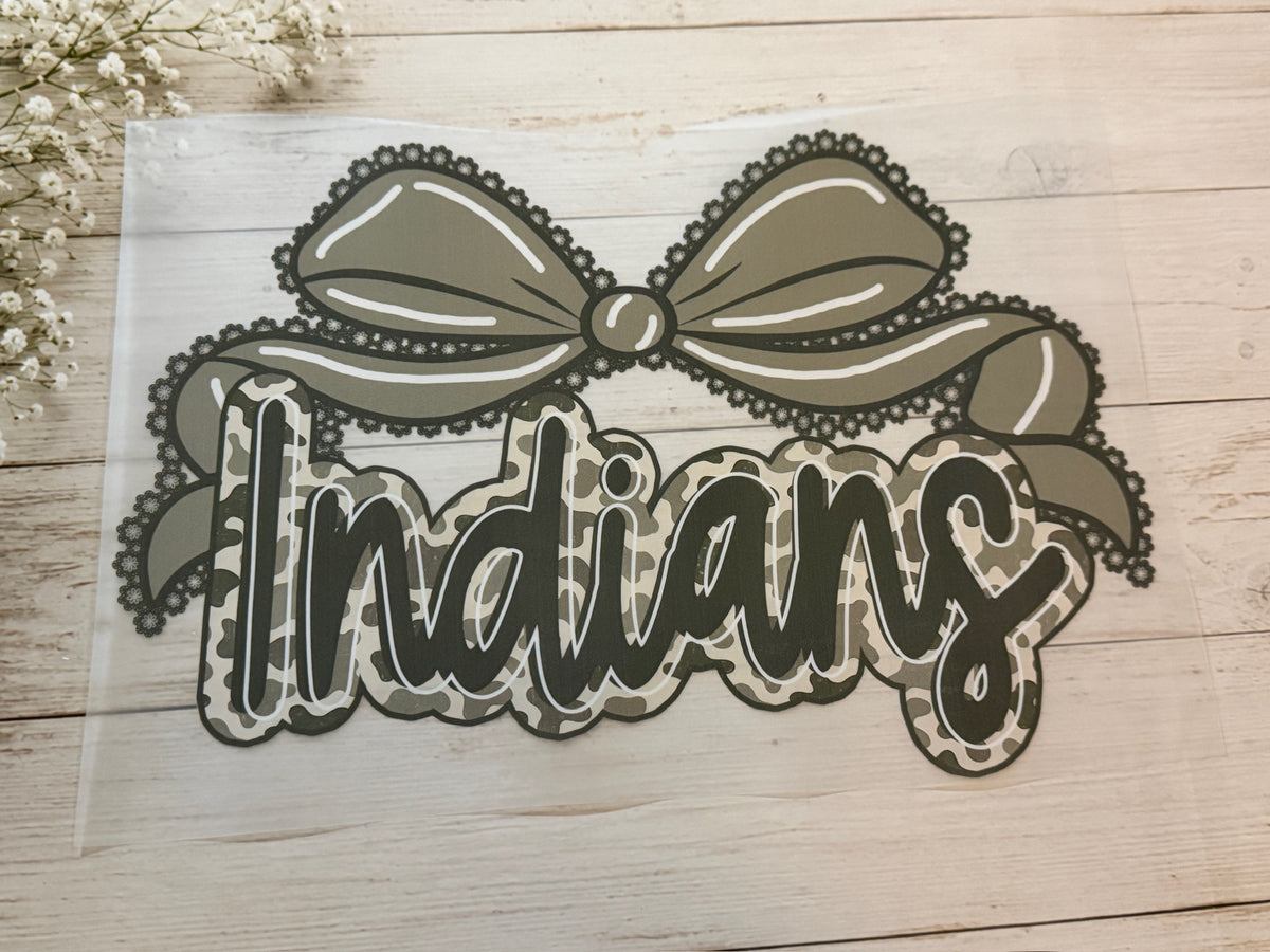 Camo Indians Bow