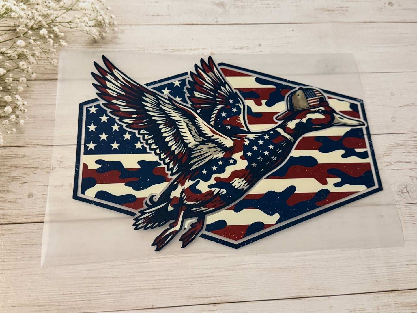 Red White Blue Duck