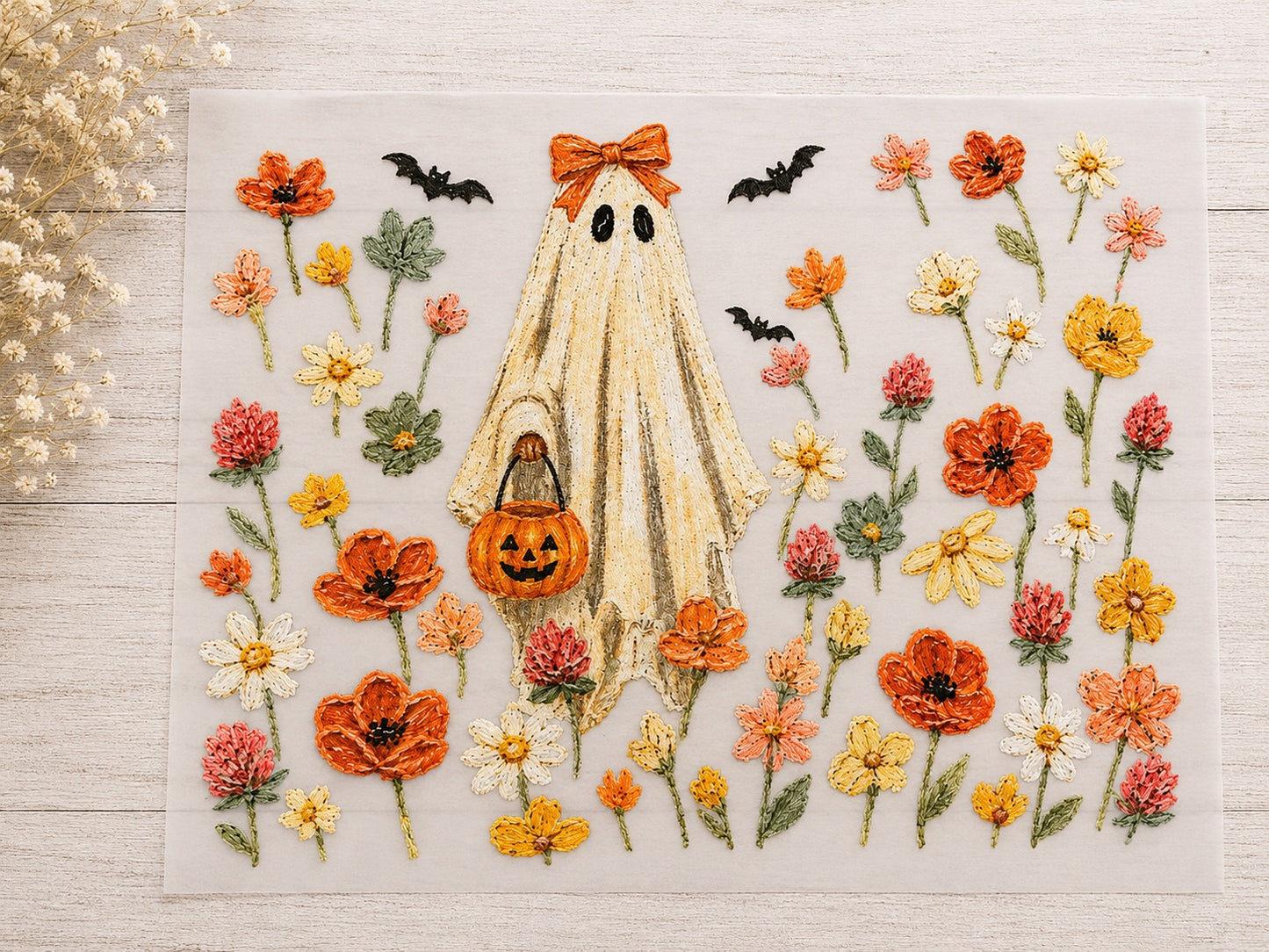 Floral Ghost Bow
