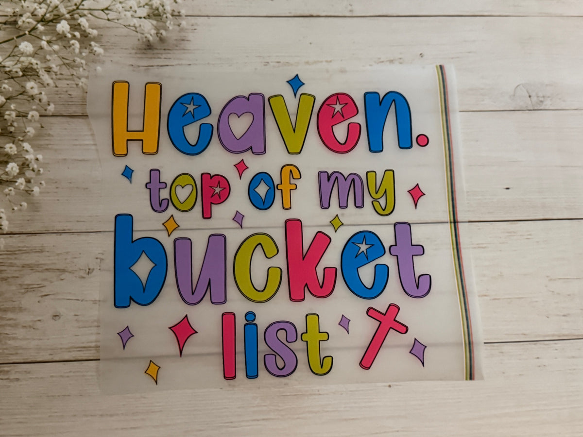 Youth Heaven Top of My Bucket List