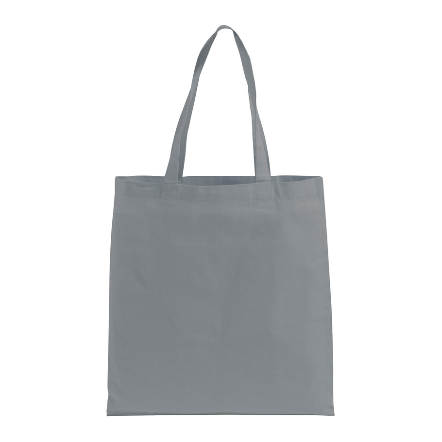 Gray Canvas Tote Bag