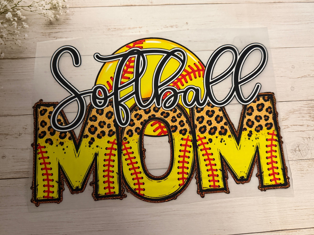 Softball Mom Leopard