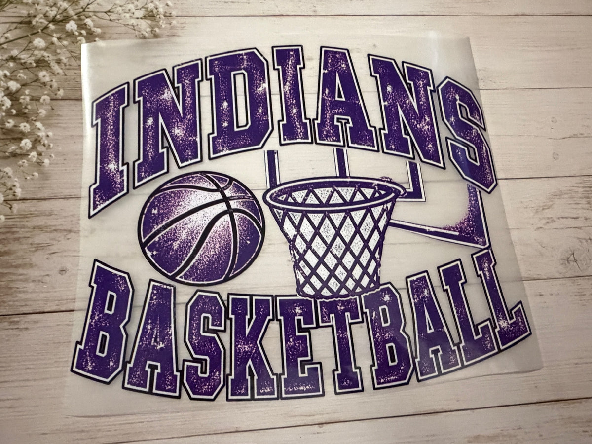 Indians Basketball Goal & Ball