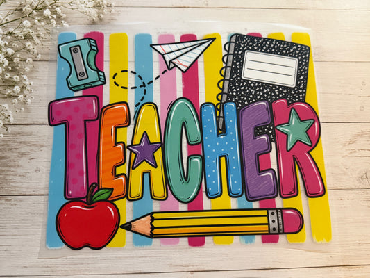 Teacher Colorful