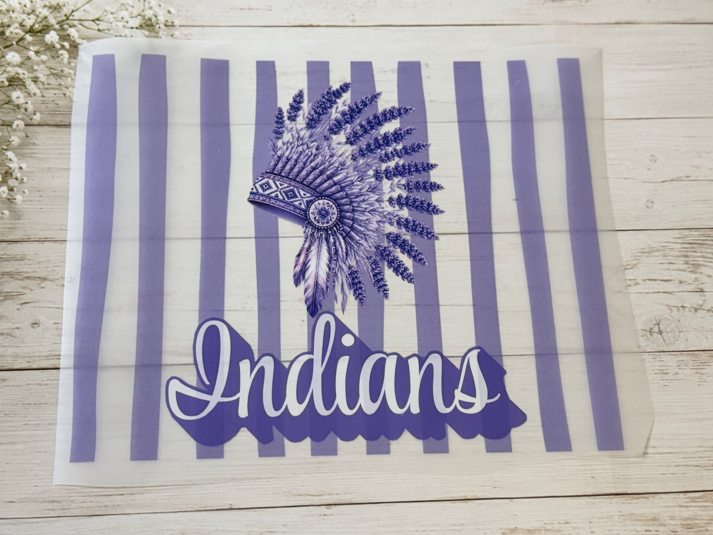 Indians Purple Lines