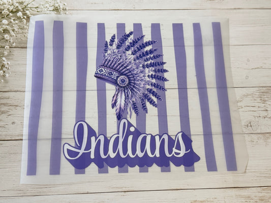 Indians Purple Lines