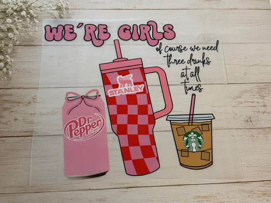 We’re girls