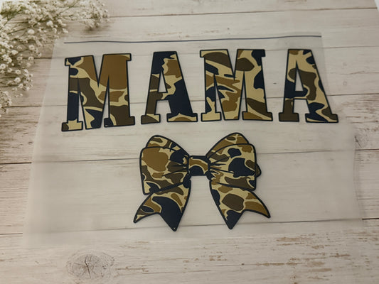 Camo Mama Big Bow