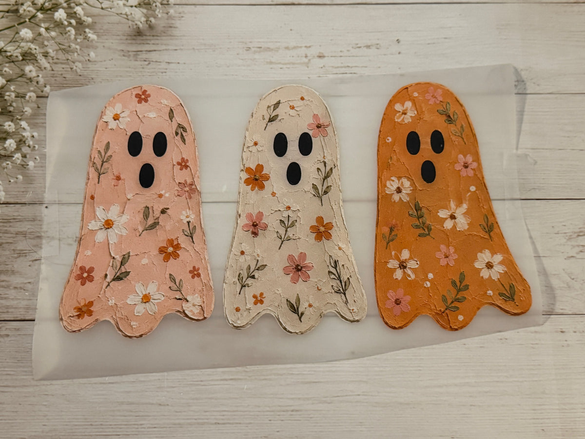 Trio Floral Ghosts